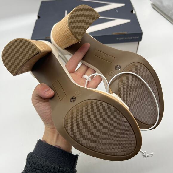 Worthington Womens Lynch Heeled Sandals Ivory Size 10M - Picture 11 of 16